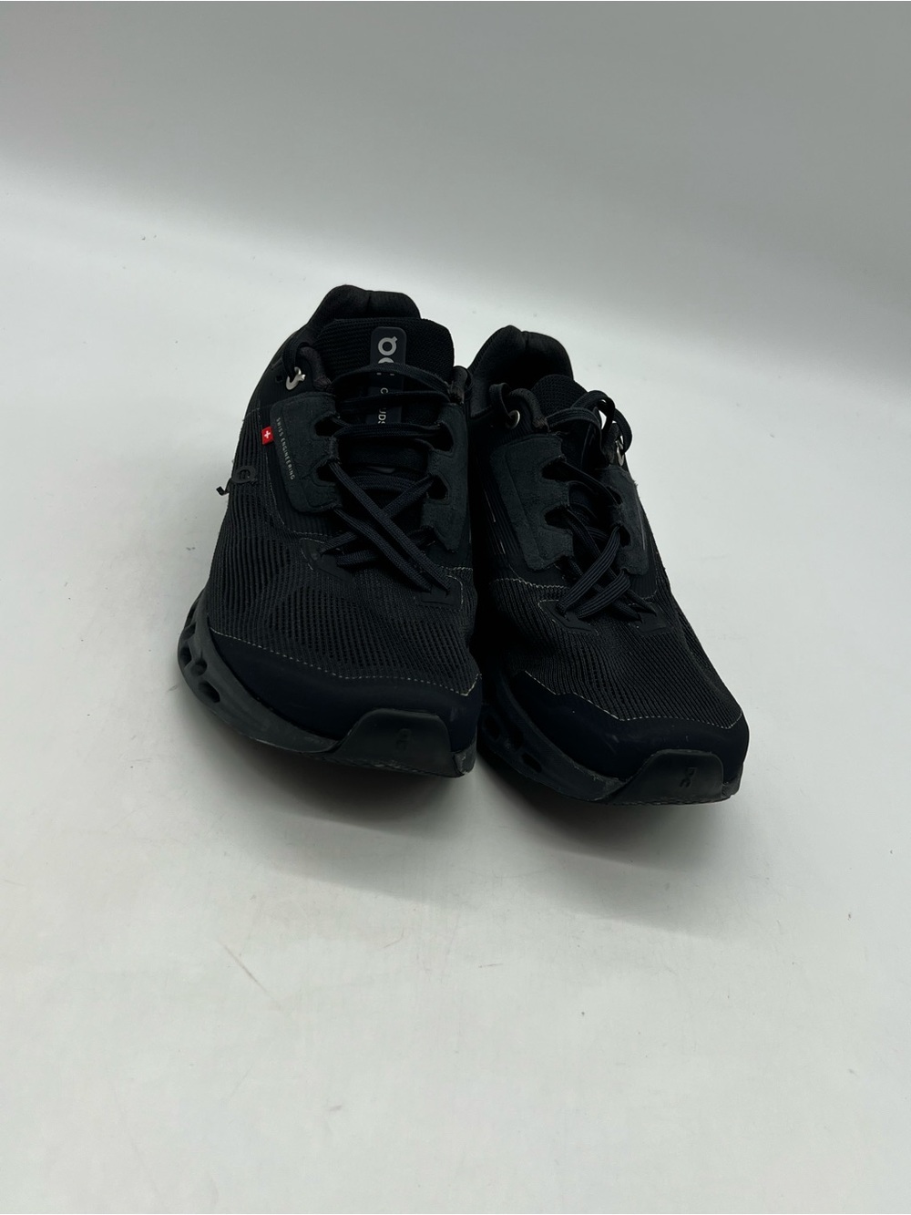 On Cloudstratus Womens Size 7.5 Black Mesh Running Sneakers Shoes 39.99211.